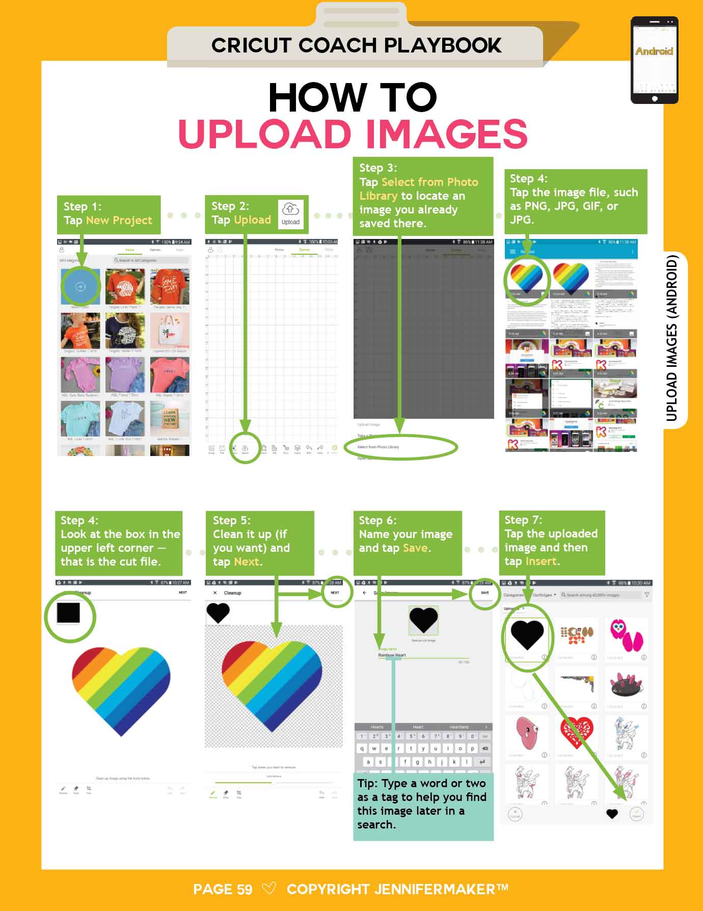Cricut Coach Playbook: Quick and Easy One-Page Diagrams for Popular Tasks in Cricut Design Space - Digital Download - Image 6